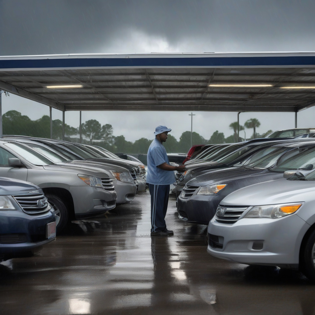 How to Buy a Used Car in Houston After a Hail or Flood Season