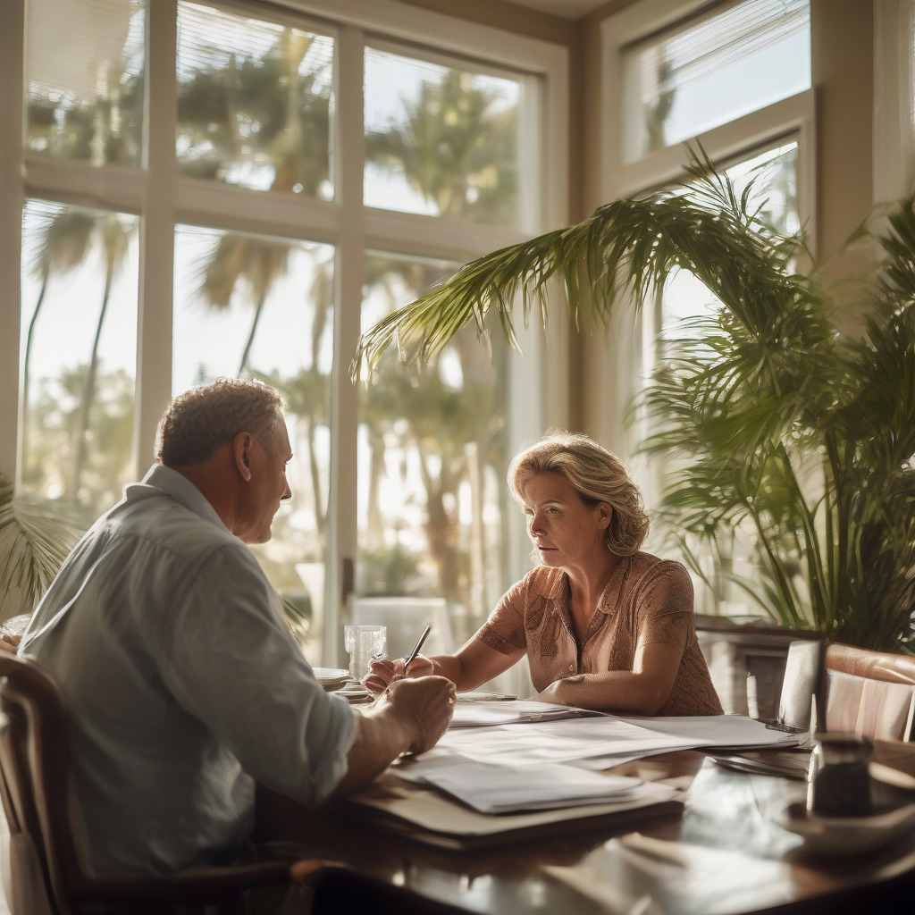 Pathway Law P.A. estate planning documents arranged on desk with Florida homestead deed highlighted