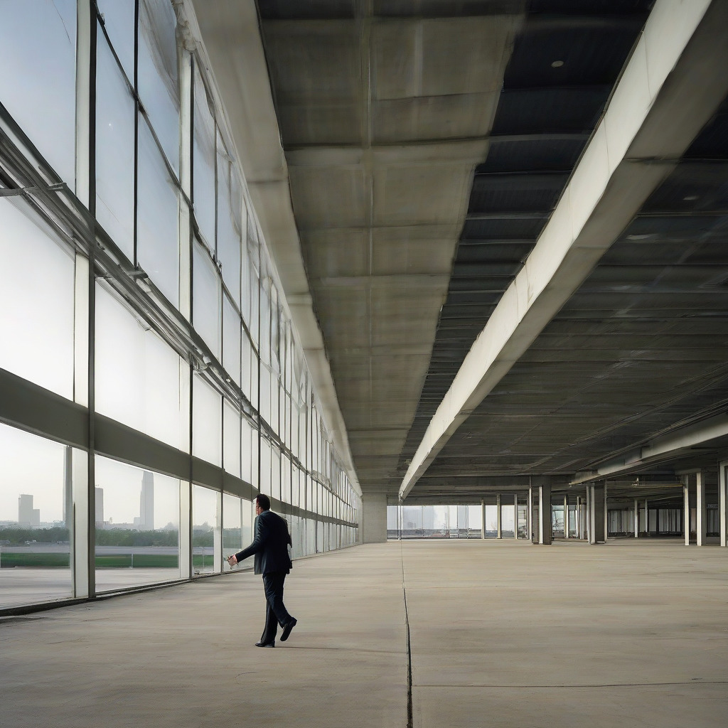 Energy Corridor office buildings and parking structures in Houston, Texas