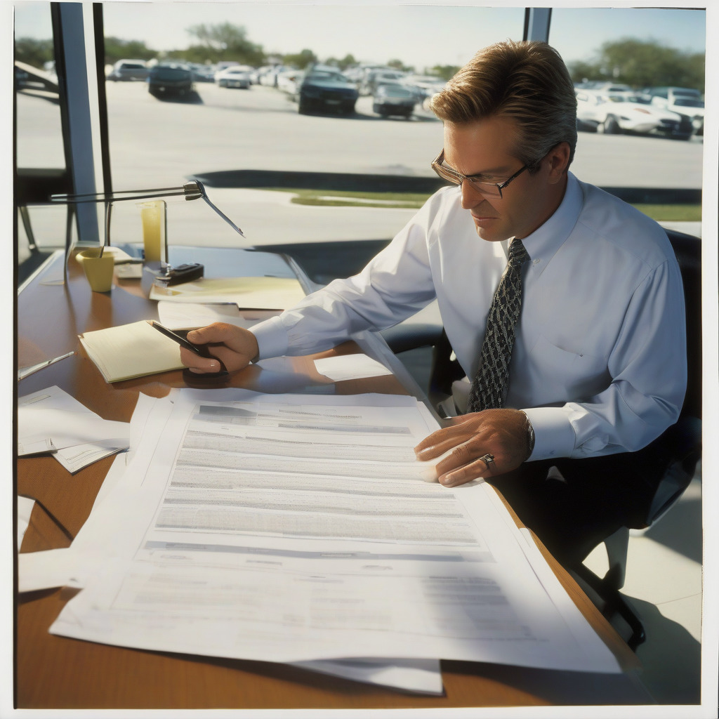 Florida dealer fees explained on F&I worksheet with itemized charges and calculations