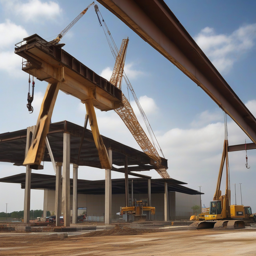Houston commercial construction corridor with pad sites and retail buildings under development along FM 1093
