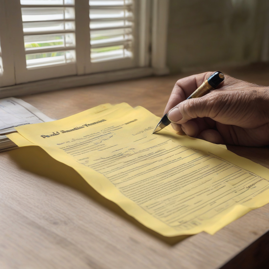 Pathway Law P.A. estate planning attorney reviewing homestead deed documents with Orlando client
