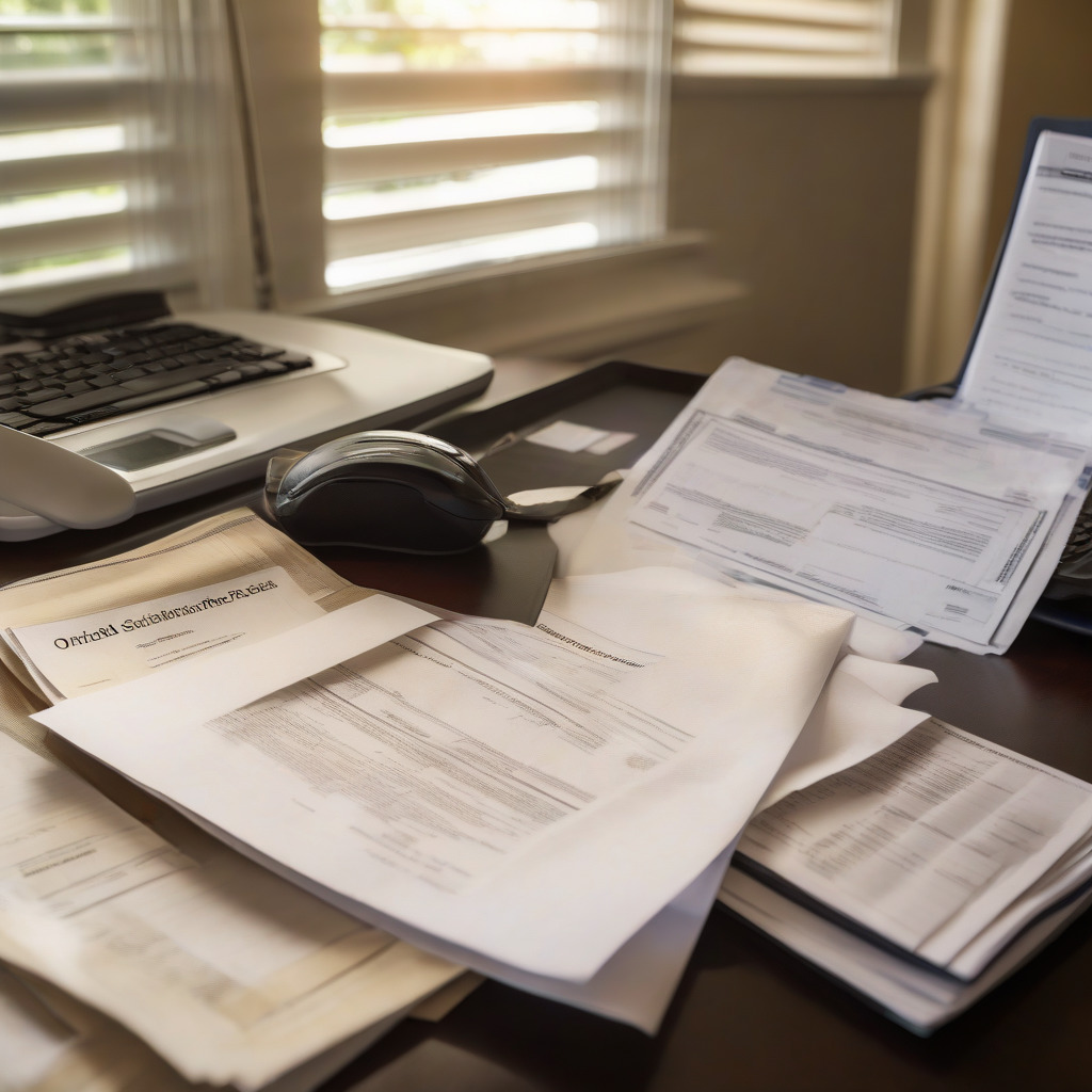 mechanic's lien claim document recorded against Orlando residential property deed